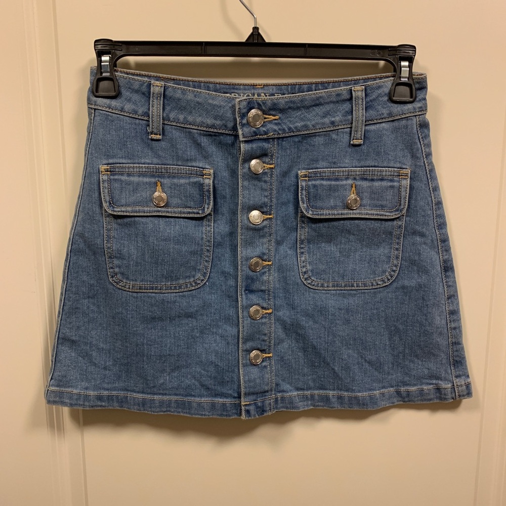 American eagle denim skirt